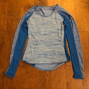 Athleta Running Wild Mix Crew Long Sleeve